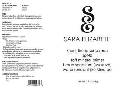 Package Label (Sara Elizabeth 203)